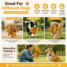 Lion Shaped Toy Durable Chewing Teeth Cleaning Rope Knot Pet Toy For Small And Medium Dogs, Boredom Relief Interactive Chewing Toy, Cat Toys, Dogtoys, Dogstuff, Puppy Keep Game Dog Accessories - Multicolor - View 5