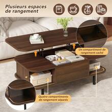 Sofa & Console Tables - Walnut + MDF - View 6