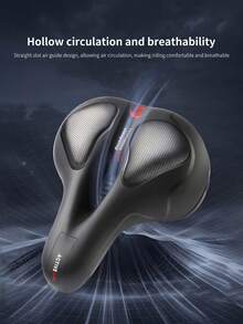 TOSUOD Ergonomic Bicycle Saddle, Shock-Absorbing Thick Padded Seat With Anti-Slip Surface, Reinforced Stitching, Comfortable Long-Distance Riding Cushion, Compatible With Road Bikes, Mountain Bikes, Flat Bar Bicycles, Can Be Paired With Rear Rack Mounting Bracket, Cycling Gear For Men And Women Adults - Multicolor - View 9