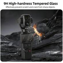 9H High Definition Anti-Scratch Anti-Fingerprint Tempered Glass Screen Protector For Osmo Pocket 4 Pro Gimbal Camera - View 5