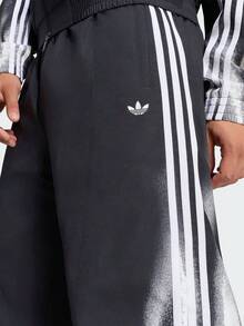 Adidas Originals Men's Striped Pattern Loose Comfortable Casual Sports Long Pants LH3265 - Black - View 5