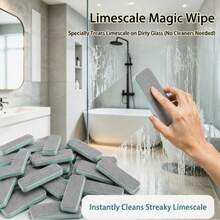 6-Piece Multi-Functional Bathroom Cleaning Tool Set For Glass Mirrors, Shower And Tiles, Magic Limescale Wiper & Cleaning Brush, Aquarium Sponge Brush, Multi-Surface Aquarium Sponge Cleaner, Hard Water Stain Remover, Suitable For Faucets, Bathtubs, - A - View 7