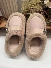 Women Home Slippers - Beige - View 3