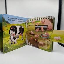 Educational Cardboard Folding Inner Page Picture Book, Family Reading, Early English Learning, Cognitive Enlightenment, Language Development, Halloween, Christmas - Multicolor - View 9