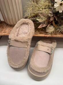 Women Home Slippers - Beige - View 2