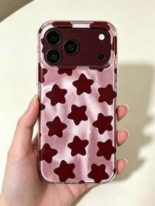 Y2K Cute Star Candy Color Aurora Jelly Soft Phone Case, Compatible With Iphone 18 Pro Max 18 Pro 17 Pro Max 17 Pro 17 16 Pro Max 16 Pro 16 15 Pro Max 15 Pro Max 15 Pro 15 14 Pro Max 14 Pro 14 13 Pro Max 13 Pro 13 12 Pro Max 12 Pro 11, Glossy Soft Back Shell Gift - Burgundy - View 2