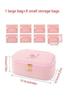 1pc Jewelry Storage Bag, Jewelry Box, High-End Anti-Oxidation Jewelry Bag, Portable Necklace, Bracelet, Gold Jewelry Sorting Small Box - Multicolor - View 18