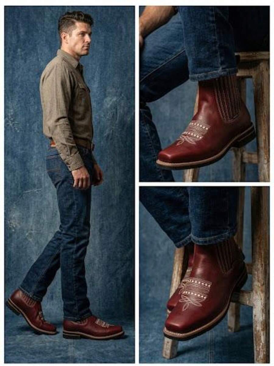 Men Equestrian Boots - Redwood - View 1