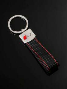Porte-clés de voiture - Anneau de clé en métal universel avec logo - - A - Voir 5