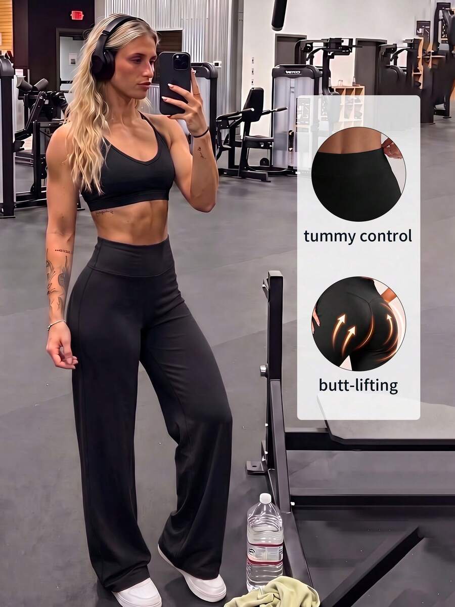 Women's Solid Color Casual Versatile Daily Wear Long Pants