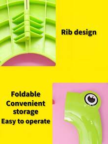 1pc Cartoon Frog-Themed Kids' Toilet Seat / Baby Potty Training Seat / Newborn Essential / Potty Training / Kids' Travel Essential – Material: PP - Multicolor - View 5