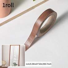 1 Roll 10m Self-Adhesive Wood Grain Edge Trim Tape, Peel And Stick Furniture Edge Decor Strip, Suitable For Cabinet, Table, Chair, Wardrobe Repair And Renovation, Waterproof PVC Decorative Edge - Multiple Styles - View 12