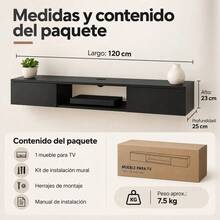 Television Stands & Entertainment Centers - Black - View 9