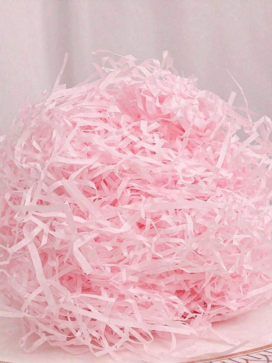 1 Pack Of 30/100/500g Colored Raffia Shredded Paper, Chicken Nest Grass, Wedding Gift, Candy Box Filler, Gift Box - Multiple Styles - View 1