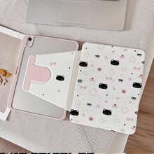 1件 360°旋轉多角度視角書本式支架平板保護殼，適用於 iPad Air 6/5/4 & 10 (10.9 吋)/Pro 2024/Air M3/A16 2025，適用於 Galaxy Tab S9 FE/S8 Plus/S7/S10，適用於 Oppo Pad，適用於 Matepad，適用於 Vivo Pad，適用於 Honor Pad，適用於 Xiaoxin Pad - 彩色 - 查看 4