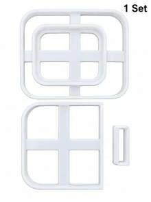 2/1stes 3pcs/Set Polymer Clay Cutters Photo Frame Molds, DIY Photo Frame Clay Molds Handmade Crafts Scrapbooking Mini Photo Frames Home Decor Jewelry Making Tools - Multicolor - View 10