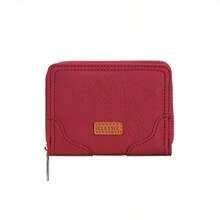 Women Christmas Zipper Wallet With ApplePendant, Multi-Slots Card Holder Purse,Xmas Gift Coin Bag With ID Window - Multicolor - View 8