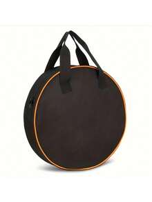 Round Car Cable Storage Bag, Thickened Wear-Resistant Oxford Cloth Material, Large Capacity Space, Can Store Jumper Cables, Extension Cords, Tool Accessories. Dual Handle Design For Easy Carrying, Zipper Closure, Protects Cables, Car, Garage Organization And Storage, Outdoor Auto Repair Tool Storage Bag. - Multicolor - View 7