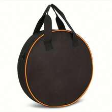 Round Car Cable Storage Bag, Thickened Wear-Resistant Oxford Cloth Material, Large Capacity Space, Can Store Jumper Cables, Extension Cords, Tool Accessories. Dual Handle Design For Easy Carrying, Zipper Closure, Protects Cables, Car, Garage Organization And Storage, Outdoor Auto Repair Tool Storage Bag. - Multicolor - View 13