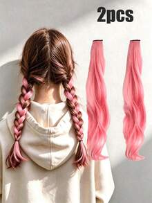 Fashionable Wigs & Hair Accessories - Cute Cartoon Plaid Bow Resin Hair Clip - Multicolor - View 9