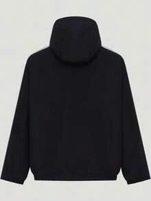 Adidas Men's FAV WARM WV JKT Woven Hooded Jacket KX9152 - Black - View 3