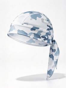 1pc Unisex Quick-Dry Mesh Breathable Headscarf, Outdoor Cycling Cap, Sports Breathable Sun Protection Ski Hair Tie Hat, Pirate Hat, Suitable For All Occasions - Multicolor - View 14