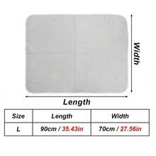 1pc Breathable Waterproof Reusable Small Pet Pee Pad, Hamster Sleeping Mat Pet Bed Pad Embossed Cage Mat, Suitable For Rabbits And Hamsters, Washable Indoor Dog Kennel Resting Accessory - View 12
