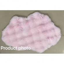 1 pièce Tapis doux asymétrique en forme de nuage hexagonal rose, matériau doux confortable et moelleux, tapis de salon, tapis de chambre, tapis d'entrée, tapis de cuisine, tapis de salle de bain, tapis de salle de jeux, tapis de bureau, tapis de dressing, tapis épaissi, tapis d'automne/hiver, tapis en fourrure, tapis épais - Multicolore - Voir 11