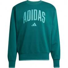 Adidas/Adidas Official Authentic Men's Classic Pullover Sports Minimalist Casual Sweatshirt JM1733 - Green - View 5