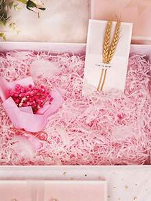 1 Pack Of 30/100/500g Colored Raffia Shredded Paper, Chicken Nest Grass, Wedding Gift, Candy Box Filler, Gift Box - Multiple Styles - View 5