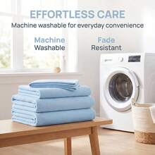 1pc Fleece Fitted Sheet, Queen/King Size. Luxurious, Ultra-Soft And Comfortable Flannel Fitted Sheet With Soft 12-Inch Deep Pockets For Warmth, Perfect For Autumn, Winter And Spring Use. Pillowcase Not Included. Securely Covers Mattress. - Dusty Blue - View 5
