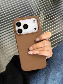 VRNOEI 淺棕色全包覆柔軟手機殼，相容 iPhone 17、17 Air、17 Pro、18 Pro Max，防摔防刮，相容 iPhone 13、11、12、16、17 Pro Max、15、14 Plus - 淺棕色 - 查看 2