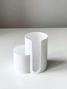 1 hộp lưu trữ 2 ngăn đựng mỹ phẩm và tăm chỉ nha khoa, hộp đựng thiết kế dễ sắp xếp và lấy đồ cho bàn trang điểm và bệ phòng tắm - Nhiều màu - Xem 9