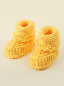 1/2/3 Pairs Autumn/Winter Knitted Socks, Newborn Baby Gift, Comfortable Versatile Soft Infant Socks, Knitted Socks 0-1Y - Multicolor - View 44