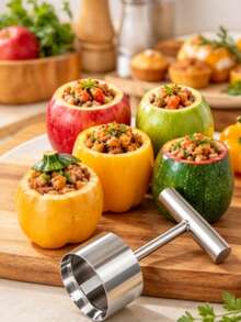 Dụng cụ nhà bếp đa năng chất lượng cao lấy lõi táo và lê, bộ lấy hạt và lõi trái cây, phù hợp cho khách sạn/thương mại/nhà bếp gia đình - Nhiều màu - Xem 5