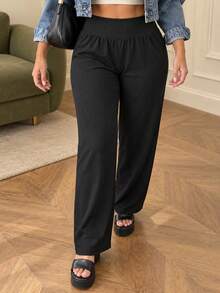 Women Pants - Black - View 1