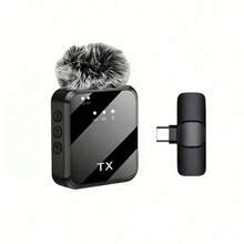Professional Wireless Lavalier Microphone Multi-Port Options Professional Intelligent Noise Reduction Compatible With Smartphones Plug And Play Suitable For Video Recording Teaching Interview Podcast Etc. - View 9