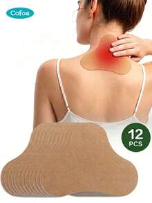 Cofoe 12pcs Natural Herbal Heating Patches, Ergonomic Self-Heating Neck Patches, Long-Lasting Warm Compress Patches, Suitable For Adults - 12pcs/box Neck Patches - View 10