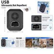 Thiết bị đuổi chuột siêu âm bảo vệ xe ô tô, ngăn chặn loài gặm nhấm dưới nắp capo cho khoang động cơ, thiết bị kiểm soát chuột không dùng pin, phụ kiện điện tử chống trộm cho xe ô tô, xe tải, xe RV, gara - Nhiều màu - Xem 7