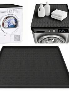 1pc Multi-Functional Silicone Tray Mat, With Raised Edge Anti-Splash Waterproof Pet Cat Dog Feeding Mat, Also Suitable For Top Protection, Washing Machine Anti-Slip Mat, Storage Mat, Easy To Clean Multi-Functional Silicone Mat, Home Essential - Multicolor - View 9