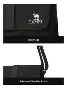 CAMEL CROWN Unisex Outdoor Sports Small Capacity Lightweight One Shoulder Crossbody Bag, Fitness Cycling Bag - Phantom Black - View 4