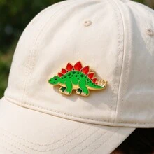Colorful Dinosaur Enamel Pins Set, Cute Cartoon Dino Brooches, Metal Animals Lapel Badges For Backpack Clothes Hat, Lovely Gift For Dinosaur Lovers - Multicolor - View 9