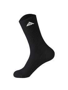 1/7/10/20 Pairs Black & White Main Color Inner-Twist Geometric Pattern, Neutral Colorway All-Season Style, Men's Outdoor Sports Casual Mid-Calf Socks - Multicolor - View 13
