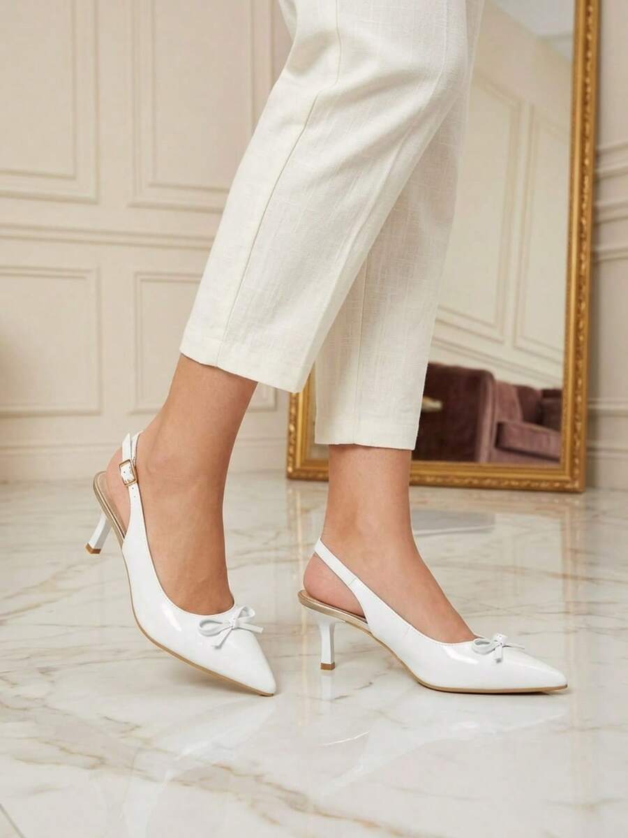 Women Pumps - White - View 1