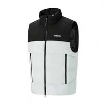 Adidas Rompi Bulu Angsa Tahan Air Kasual Olahraga Pria Terbaru - Hitam/Krem - View 2