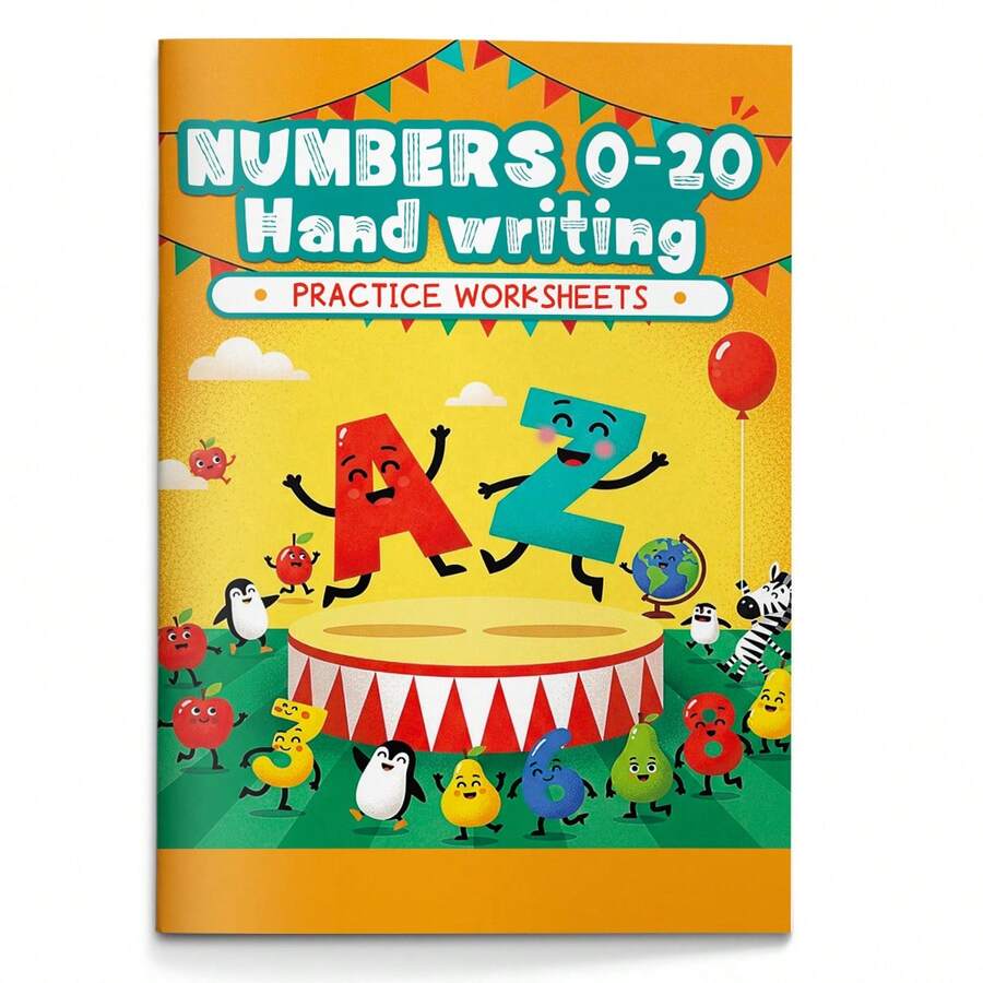 English Alphabet And Number Tracing Notebooks, ABC Letter Recognition ...