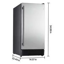 Ice Makers - 22.7 Kg/day - View 10