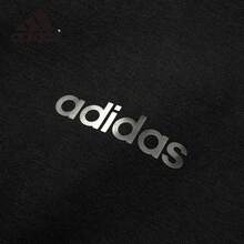 Adidas Men's 2026 New Loose Fit Hooded Sweatshirt Fleece Sports Sweatshirt KQ7855 - Black - View 5
