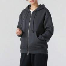Nike Women's Casual Fleece-Lined Hooded Jacket, Grey - Grey - View 4