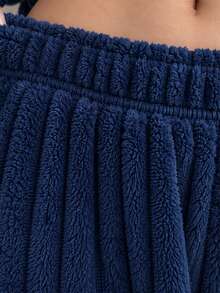 Women Two-Piece Outfits - Navy Blue - View 4